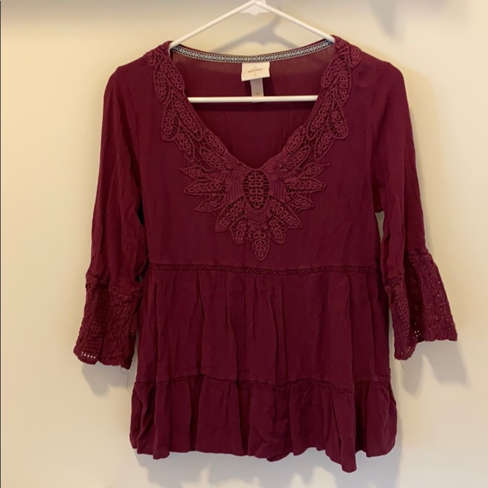 Knox Rose peasant blouse